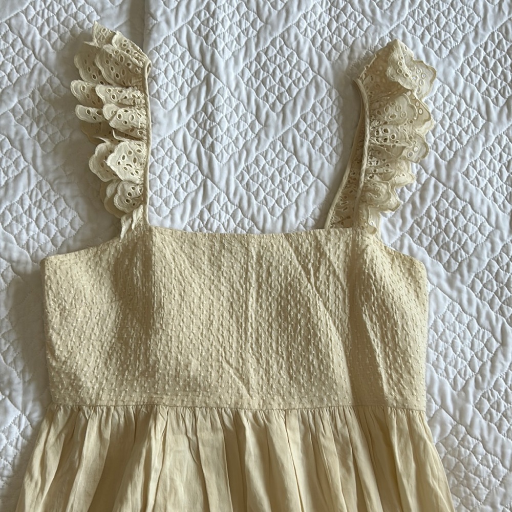 Eyelet Apiece Apart maxi dress